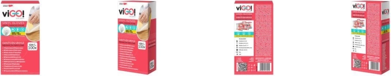 Vinilne rokavice za enkratno uporabo L, 100 kos