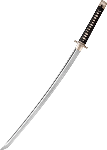 Cold Steel Flower Katana s cvetličnim motivom, 75,5 cm, lakiran lesen tulec