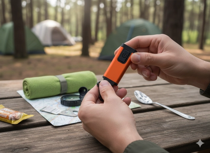 Polnjenje prek USB‑C – vedno pripravljena