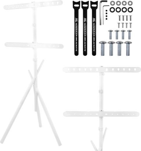 Talno stojalo za TV Maclean mc-182 belo za 37–80"
