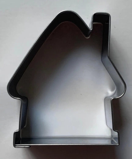 Modelček za piškote hišica nerjaveče jeklo