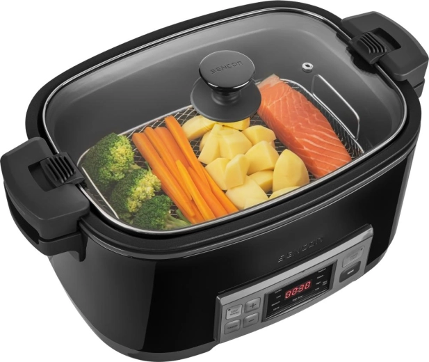 Steaming basket for healthier preparation