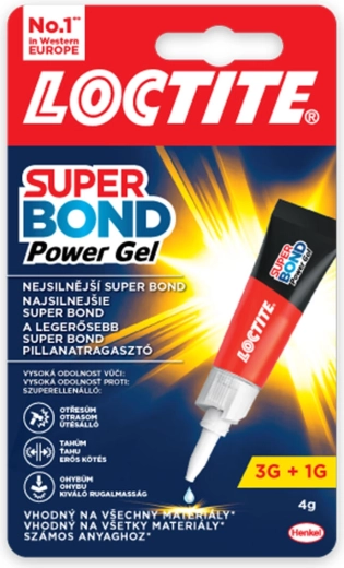 V trenutku delujoče gelno lepilo Super Bond Power 4 g