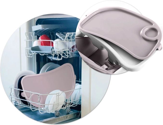 Odstranljiv pladenj z vložkom, primeren za hitro čiščenje