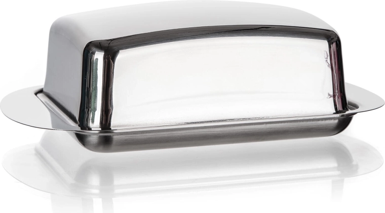 Maslenica iz nerjavnega jekla EXCELLENT 17 × 10,6 × 5,5 cm