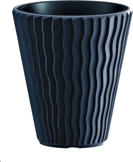 Cvetličnik Prosperplast Sandy Slim antracit 37 l