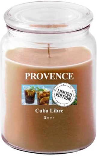 Dišeča sveča v steklu PROVENCE Cuba Libre 95 ur