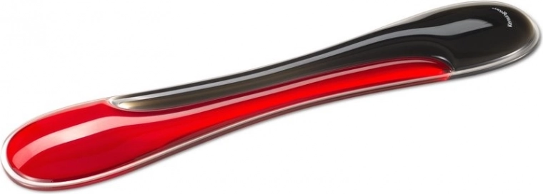 Gelna podloga za zapestje za tipkovnico Slim Duo Gel rdeča