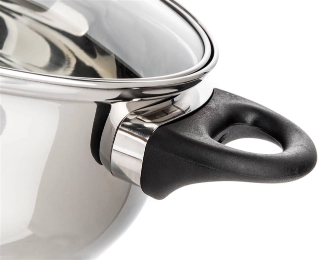 Odporno nerjavno jeklo s sijočo obdelavo