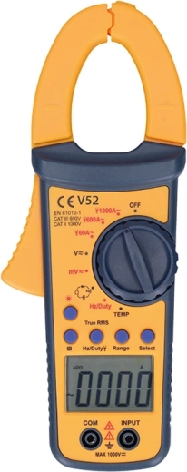 Solight profesionalni kleščni multimeter 10 mA–1000 A