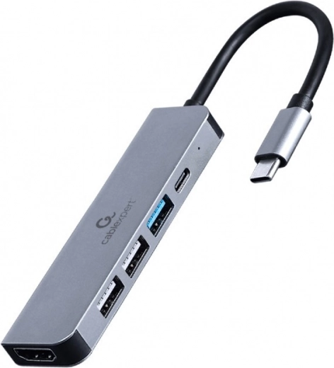 Večnamenski USB‑C adapter 5‑v‑1 s PD, HDMI in USB vhodi