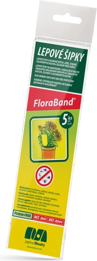 Lepljive puščice proti škodljivcem Flora Band (5 kosov)