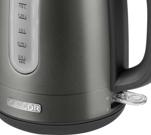1.7 l capacity with water level indicator