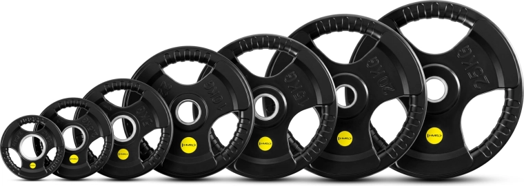 Olimpijski gumirani utežni kolut HMS TOK Pro 1,25 kg