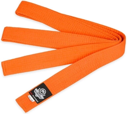 Oranžen pas za kimono DBX Bushido OBI – 260 cm
