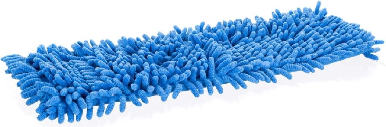 Nadomestni chenillasti nastavek za mop 42 × 13 cm – moder