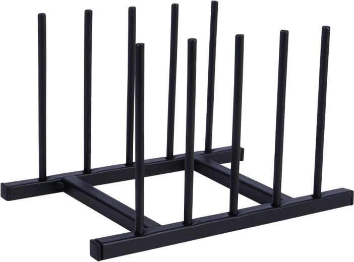 Odporna kovinska konstrukcija v črni barvi