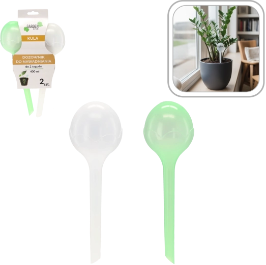 Set namakalnih kroglic za sobne rastline, 2 kosa