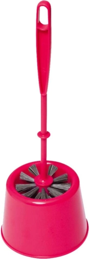 WC set mini okrogel iz plastike, premer krtače 7,5 cm, mix barv