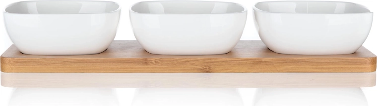 Elegantna kombinacija porcelana in bambusa