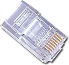 Omrežni konektorji RJ45 8P8C za kabel UTP – 100 kosov