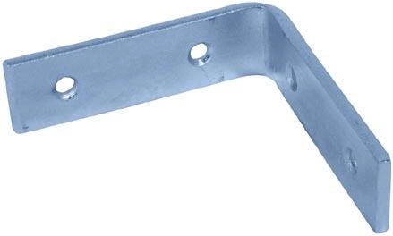 Equal-angle galvanized bracket 40 × 140 × 140 mm (4 pcs)