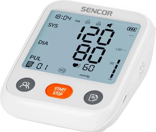 Sencor digitalni nadlaktni merilnik krvnega tlaka SBP 1150WH