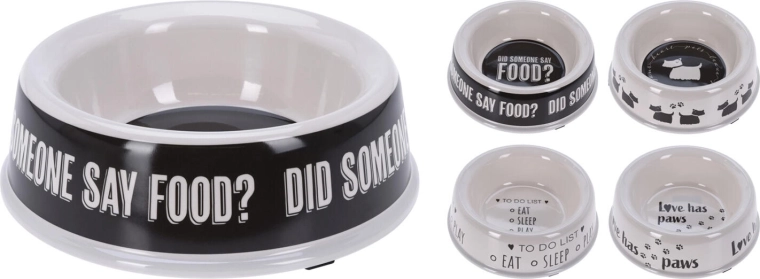 Nedrseča melaminska skleda za živali 25 cm