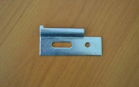 Nosilec za nastavitveno palico za obešanje kuhinjske linije L, jeklo