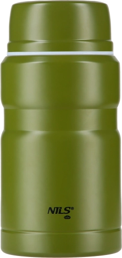 Posoda za hrano NILS Camp 750 ml s zložljivo žličko