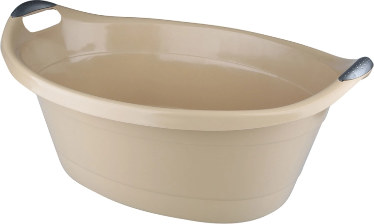 Ovalna posoda 40 l bež