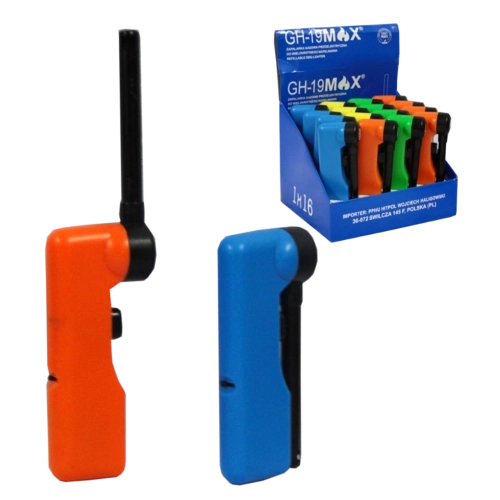 Zložljiv polnilni piezo vžigalnik z vrtljivo glavo 11–19 cm