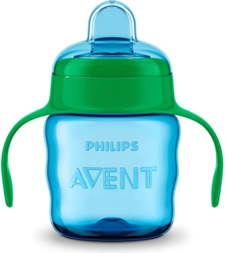 Philips Avent lonček za prve požirke Classic 200 ml z ročaji za dečke