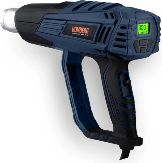 Natančna regulacija temperature 60–600 °C z barvnim LCD