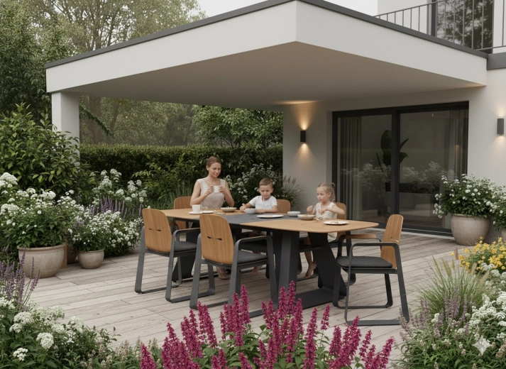 Slog, ki se ujema z vašo teraso