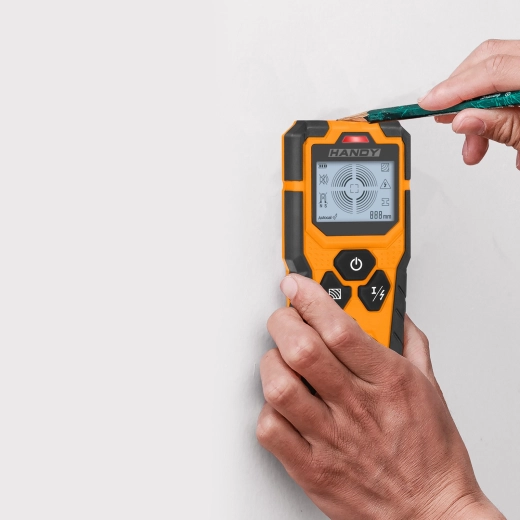 Checking walls before drilling