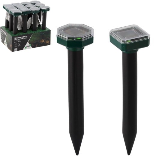 Solarni odganjalec krtov in glodavcev 6 × 6 × 26 cm