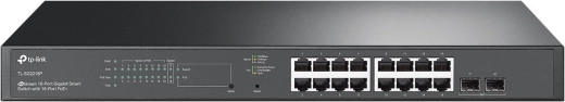 Stikalo TP-Link Smart JetStream z 18 vrati (16x PoE+)