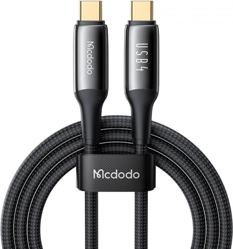 Kabel Mcdodo USB-C na USB-C, 240 W, 1,2 m (črn)