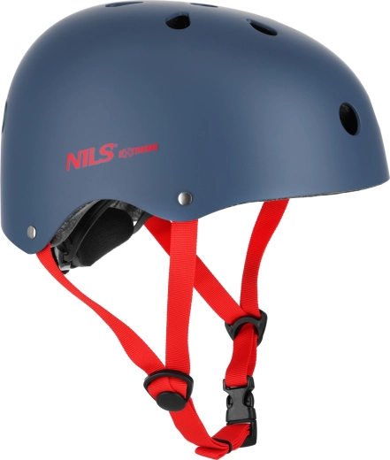NILS Extreme helmet for skating and cycling, blue – S (52–56 cm)