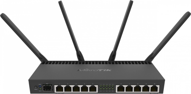 MikroTik dvofazni gigabitni usmerjevalnik AC z xDSL in SFP+