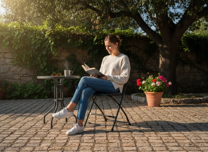Udobje na terasi in na vrtu