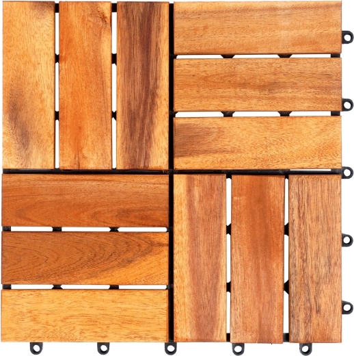 Naravni akacijev les z obstojno površinsko obdelavo