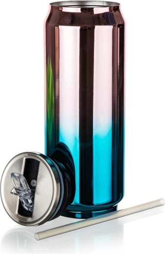 Udobno pitje s pokrovom in slamico