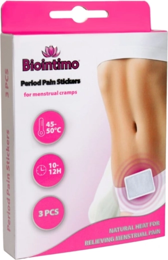 Biointimo grelni obliž proti menstrualnim bolečinam (3 kos)