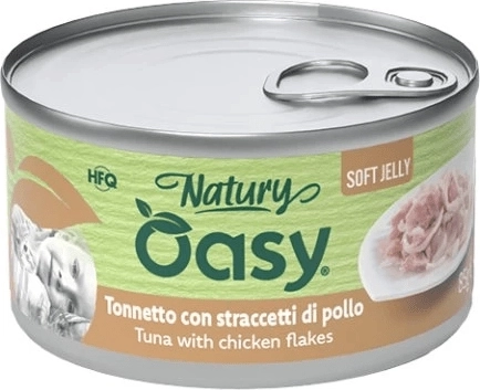 Oasy Natury nežni žele – tuna s piščančjimi koščki 90 g