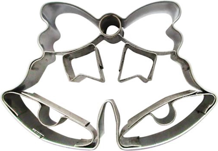TORO cookie cutter with stamp, bells, 6 cm