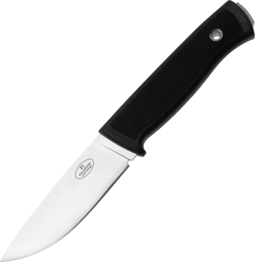 Fällkniven F1nZ zunajni nož 10 cm, satin, črn, Thermorun, tok Zytel