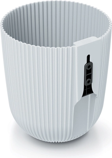 Stenski viseči lonček za rože Milly Wall 14,6 cm bel