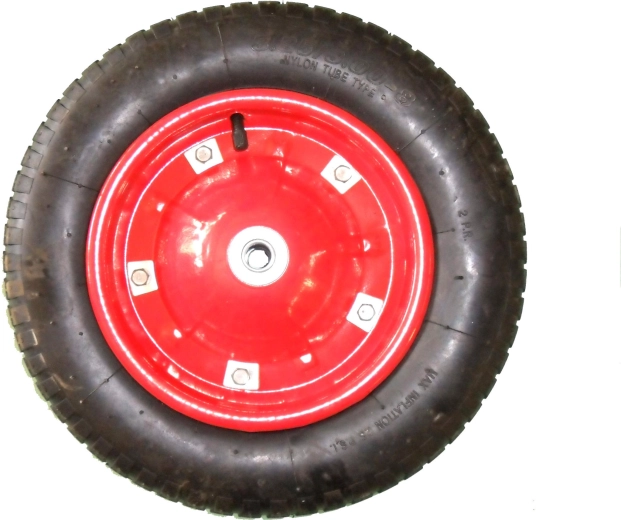 Napihljivo kolo za vrtno samokolnico 370 mm, odprtina 16 mm